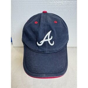 Fan Favorite Atlanta Braves Baseball Hat‎ Mens Adjustable Back Cap  Navy